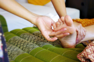 Foot massage, Reflexology concept